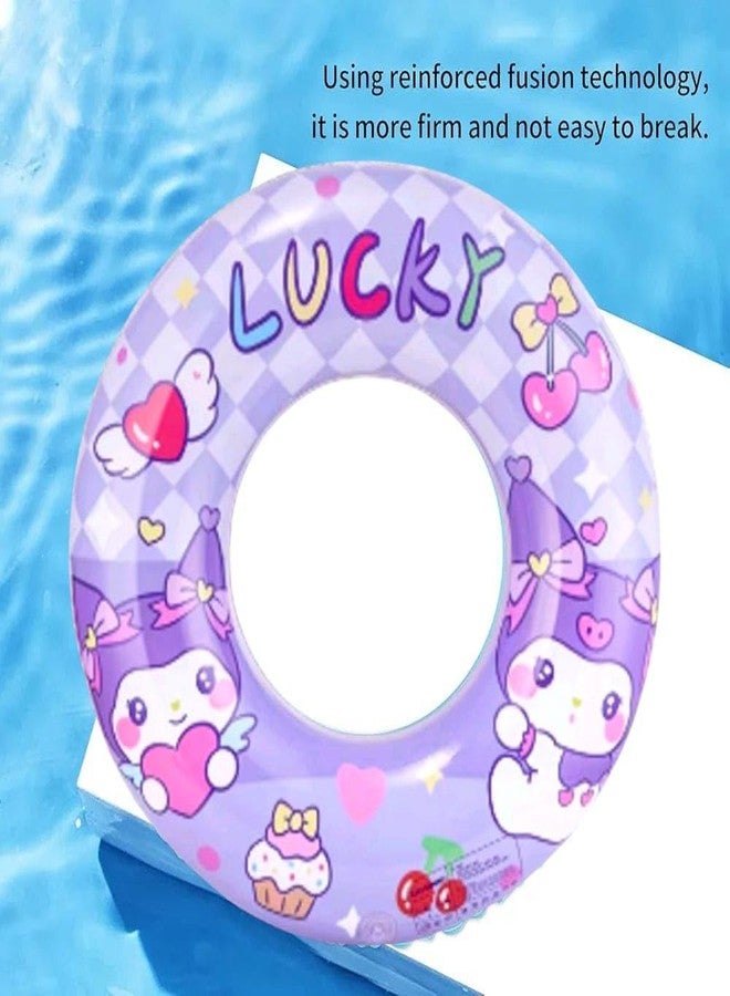 TERA13 Baby Swimming Tube | Inflatable Float Children's Swimm-ing Ring | Swimming Seat Toddler, Toddler Pool Swimm-ing Ring for Kids | Summer Water Toy for Kids (Kuromi) - Image 3